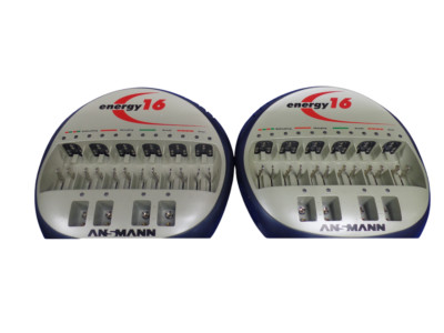 Lot of 2 ANSMANN Energy 16 Plus Professional Battery Charger - Free Shipping