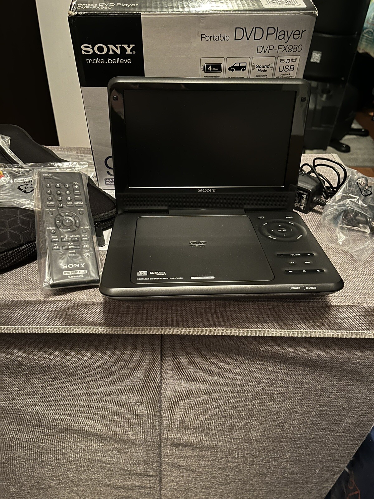 SONY PORTABLE DVD PLAYER DVPFX980 eBay