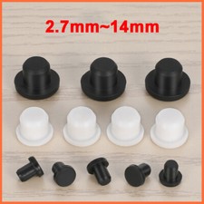Silicone Rubber Hole Plug Blanking End Cap Inserts Bung Solid Plugs 2.7mm 14mm