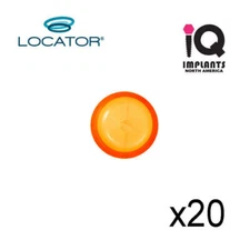 Zest Locator Genuine Male Replacement Caps Extended Range, Orange 2.0 lbs (20-Pa