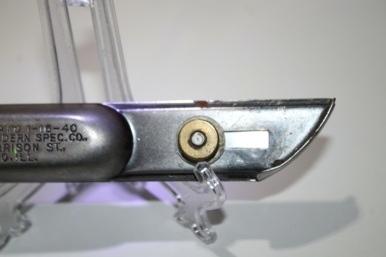 Vintage "Kutto" Utility Knife, Box Cutter MFG Pat. Date 11640 Chicago