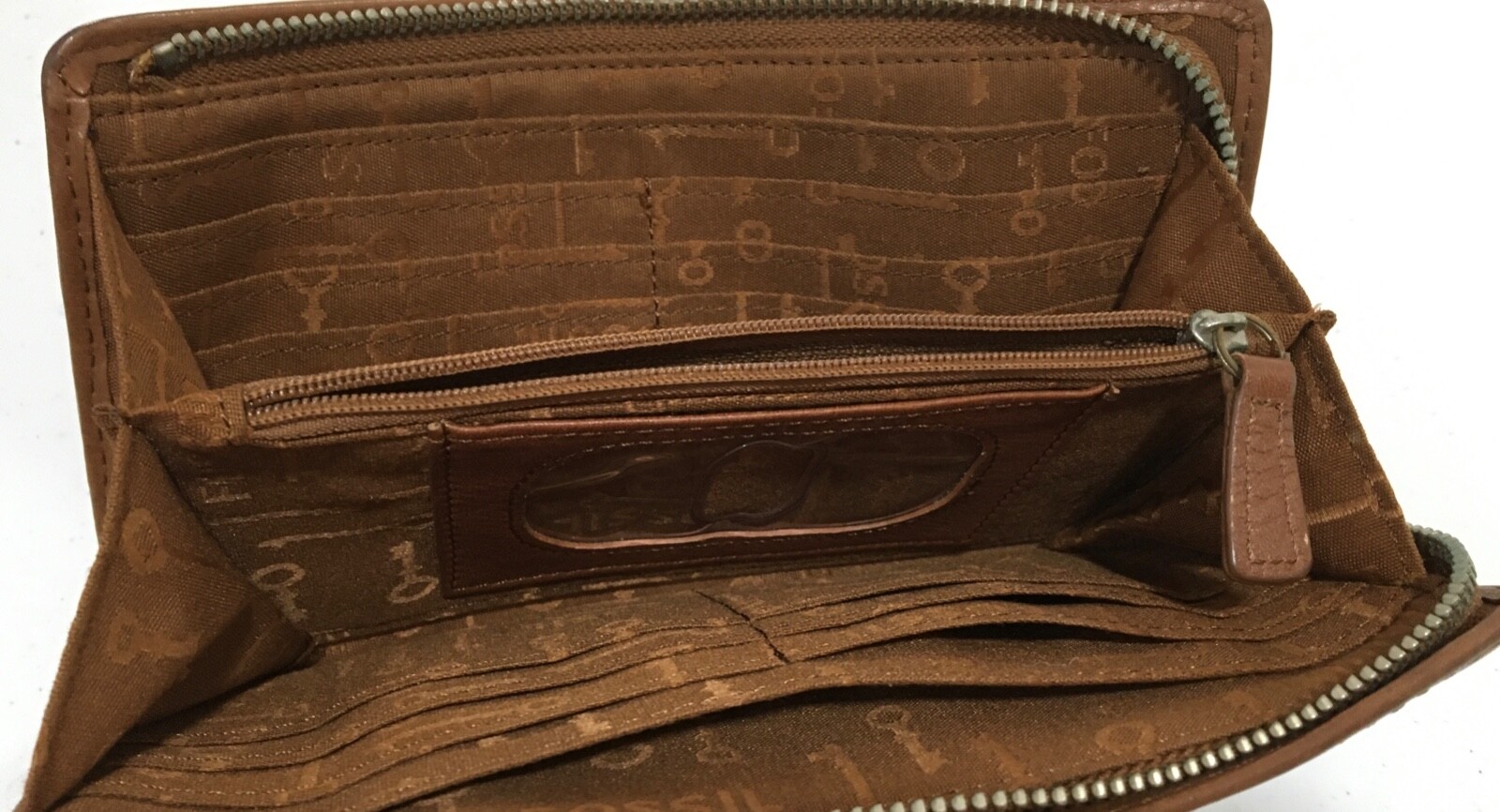 Fossil Maddox Multicolor Patchwork Brown Leather … - image 6