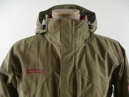 Men's M Columbia Convert BaseTRX Waterproof Ski Snowboard Jacket Khaki Parka Zip - Picture 4 of 24