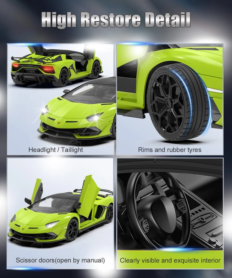 Lamborghini Ferngesteuertes Auto, Offiziell Lizenziert 1:14 Lambo RC Car 7,4V 500Ma - Bild 4 von 4
