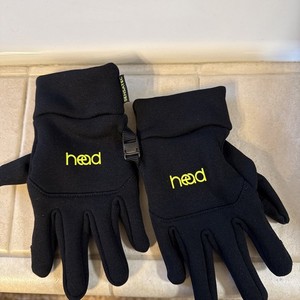 Head Touchscreen Gloves Black, Kids Size Large
