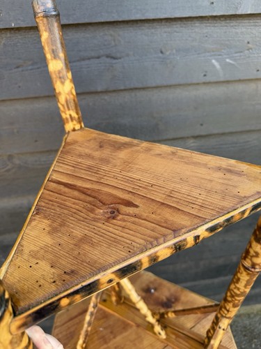 Two Victorian Tiger Bamboo Occasional Side Tables - Picture 12 of 20