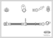 Flexible de frein Rover 820