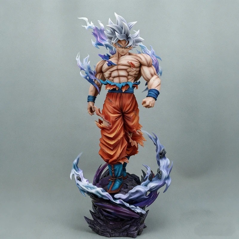 Figura Goku Ultra Instinct 42cm Dragon Ball Super Estatua de PVC Coleccionista