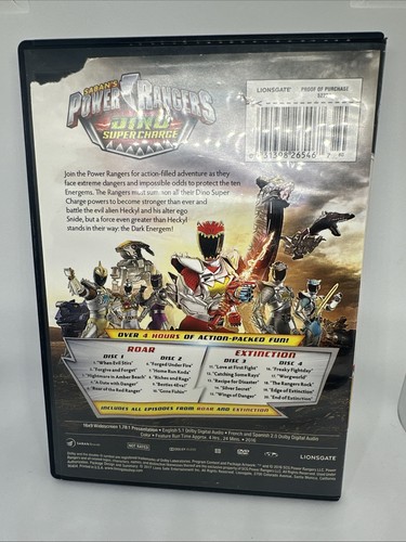 Power Rangers Dino Super Charge: The Complete Season (DVD, 2017) - RARE OOP! - Picture 2 of 14