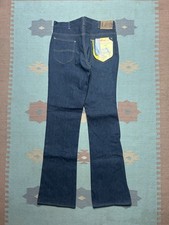 NEW Vintage 70s Lee Riders boot cut flare jeans NWT DEADSTOCK raw denim 33x36