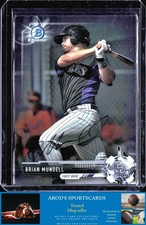 2017 Bowman *Brian Mundell **Card #BCP86** AUTO (RC)