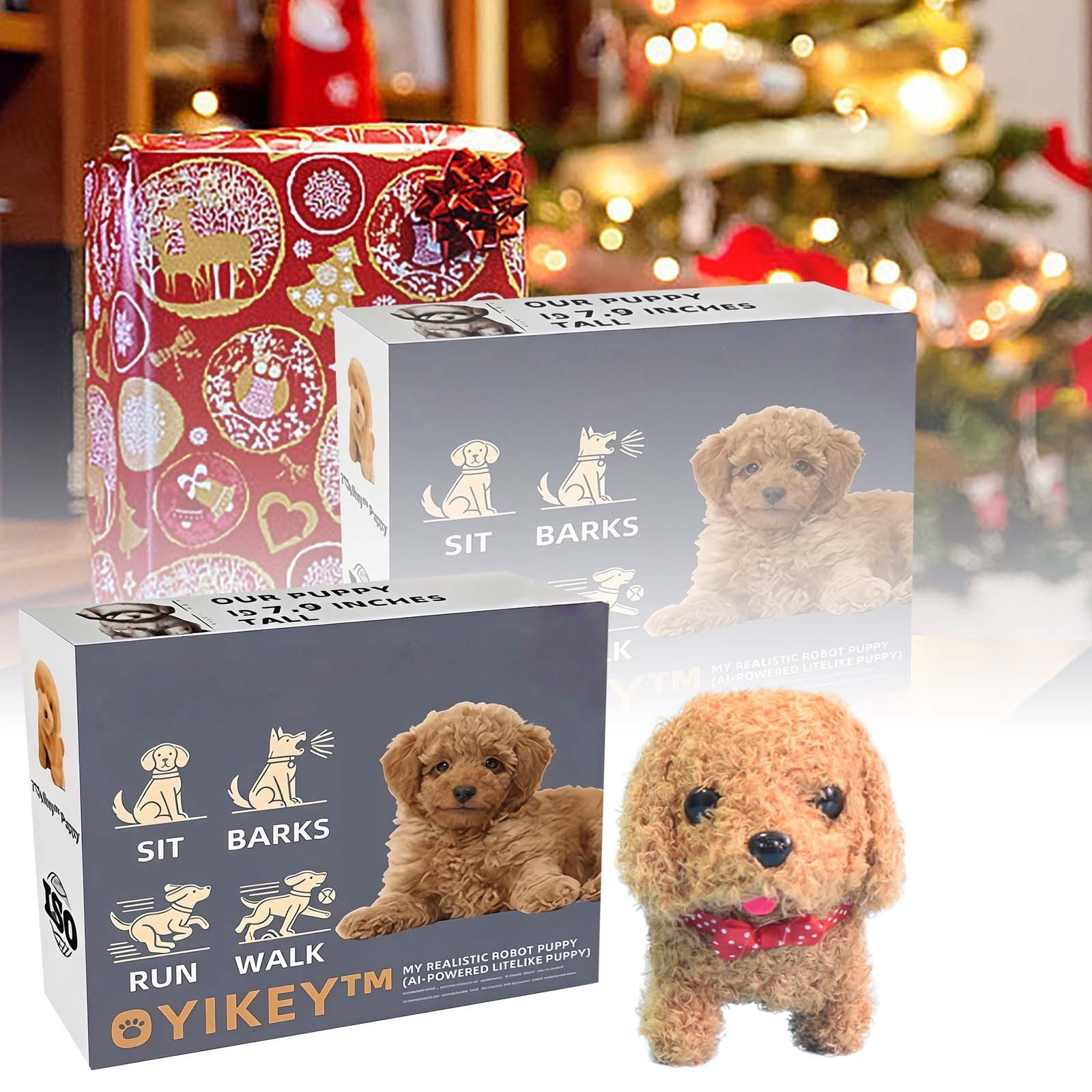 Robot Puppy Electronic Interactive Dog-Walking Barking For Kids And Pet Lovers