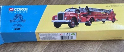 Corgi Classics 1:50 1956 Mack B Series Aerial Ladder Truck No 52701 MIB Ltd Ed