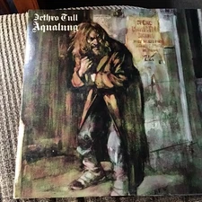 JETHRO TULL AQUALUNG 1971 LP CHRYSALIS REISSUE LP VINTAGE VINYL 