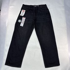 Wrangler 5 Star Boys Black Husky 16 Loose Abrasion Resist NWT
