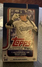2025 Topps Hobby Box *OPENED Box & Packs* All Items Back Including Relic!!