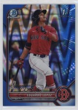 2022 Bowman Chrome Prospects Blue RayWave Refractor /150 Eduardo Lopez 1n21