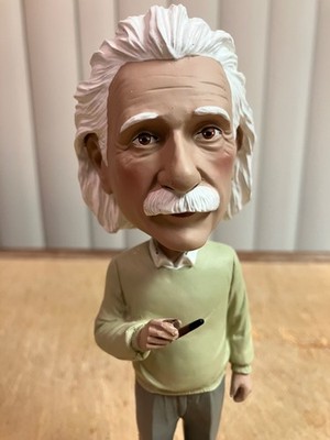 Einstein Bobblehead 8'' Figurine    Lifelike Theoretical Physicist Mathematician