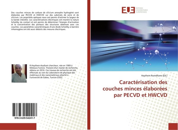 CaractéRisation Des Couches Minces éLaboréEs Par Pecvd Et Hwcvd Haythem Romdhane-image