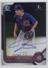 2022 Bowman Chrome Prospect Auto James Triantos #CPA-JTS Auto 06qf