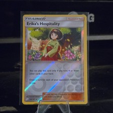 Nintendo Erika's Hospitality 140/181 Team Up Uncommon Holo Trainer EN 2019