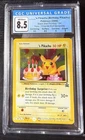 Pokemon Happy Birthday Pikachu Black Star Promo 24 CGC 8.5 English Original Holo
