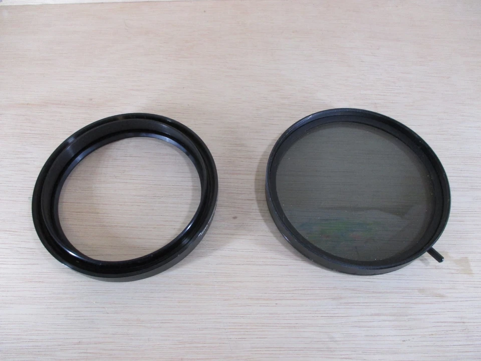 138mm Tiffen Rota Pola Polarizer (threaded) & 135SSLR/138mm Adapter Good w/case - Image 3 of 4