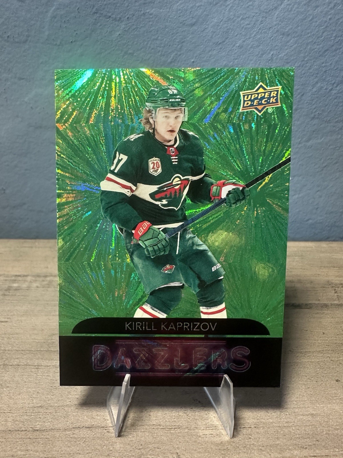 2020-21 Upper Deck Extended Series - Dazzlers Kirill Kaprizov #DZ-122 Green (RC)