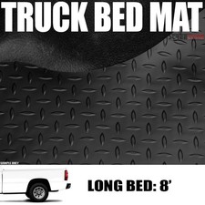 Black Rubber Diamond Pattern Truck Bed Mat For 99-0607 Silverado 8 Ft 96 Long Black Rubber Diamond Pattern Truck Bed Mat For 99-0607 Silverado 8 Ft 96 Long