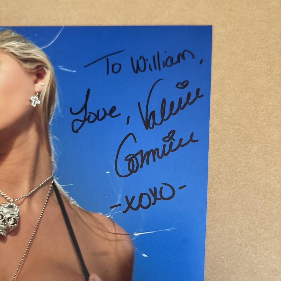 VTG Valerie Cormier Sexy Signed 8x10 Bikini Photo Adult Actress Autographed eBay