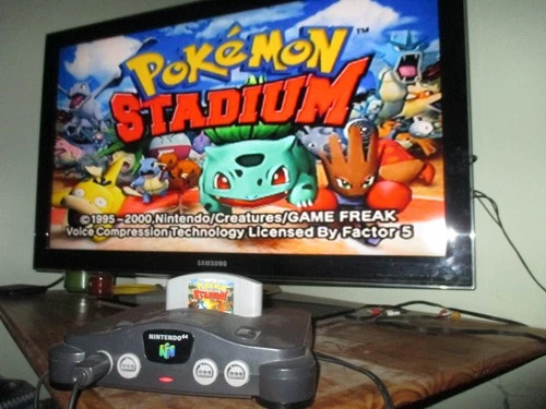 Nintendo 64 Pokemon Stadium - Authentic Game Cartridge Only - Tested