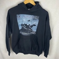 Iron Maiden Writing On The Wall Men  s Graphic Hoodie
