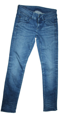 G-Star Lynn Damen Jeans W28 L34 Blau Denim Mid Straight