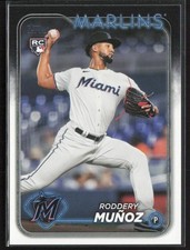 2024 Topps Update Roddery Munoz Rookie Miami Marlins #US322