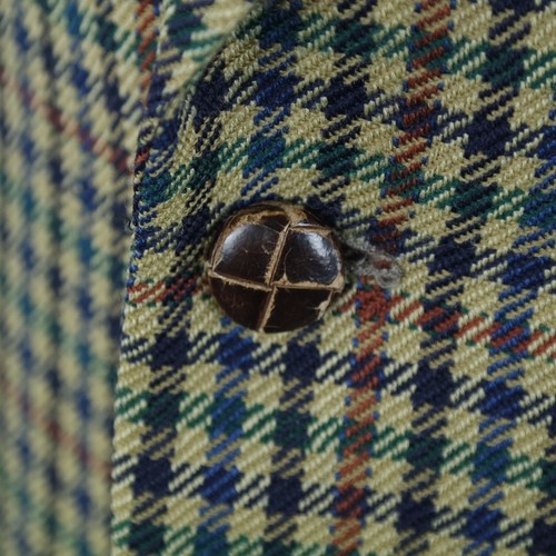 Mens Vintage Tweed Jacket 42R UK FRANCESCO MEDICI Check Wool Sport Coat Blazer - Picture 8 of 15