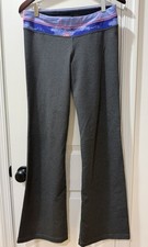The North Face Women Size Medium Gray Yoga Bootcut Pull On Lounge Athletic Pants