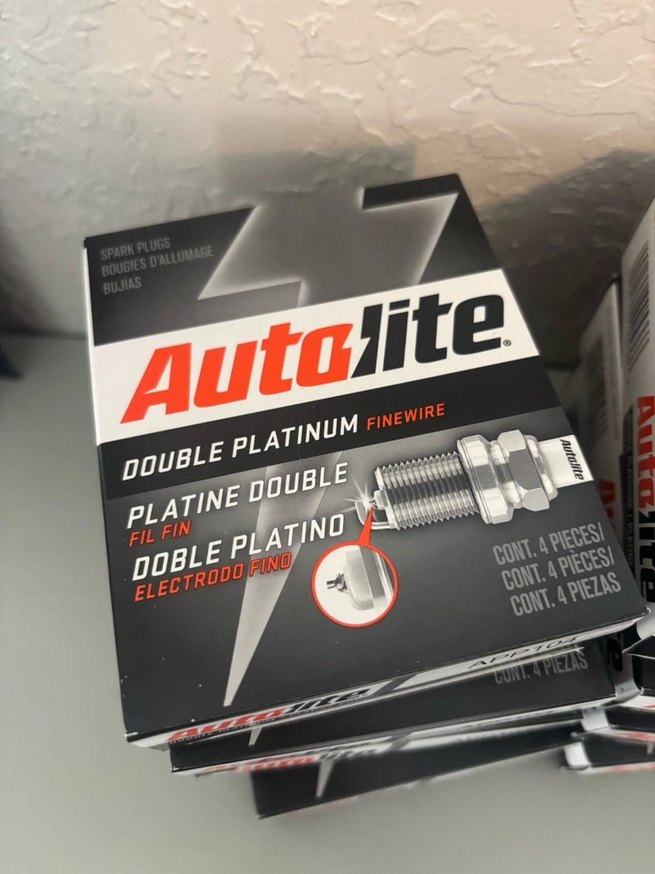 48 Autolite APP104 Double Platinum Spark Plugs Auto Shop Inventory - Image 2 of 4