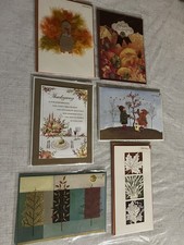 Papyrus Lot Of 6 Greeting Cards Thanksgiving ...