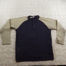 Rasco Fr Henley Shirt Mens Large Welder Work Wear Fire Resistance