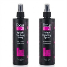 Focus 21 Splash Finishing Spray Pack of 2! BRAND NEW! RARE! 12 Fl Oz OLD FORMULA