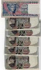 LOTE 6 BILLETES ITALIA ITALIA. 100000 LIRAS. OFERTA.  ESTADO EN MUY BUEN ESTADO. 6RW 04MAI