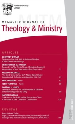 Fuller - McMaster Journal of Theology and Ministry  Volume 22 2020-20 - X555z
