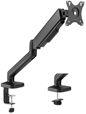 LogiLink Monitorarm Aluminium Armlänge: 450 mm schwarz