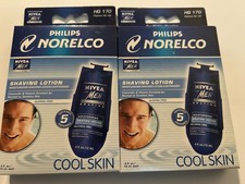 2 Packs of 5 Philips Norelco Cool Skin Shaving Lotion HQ 170 Total 10 Cartridges