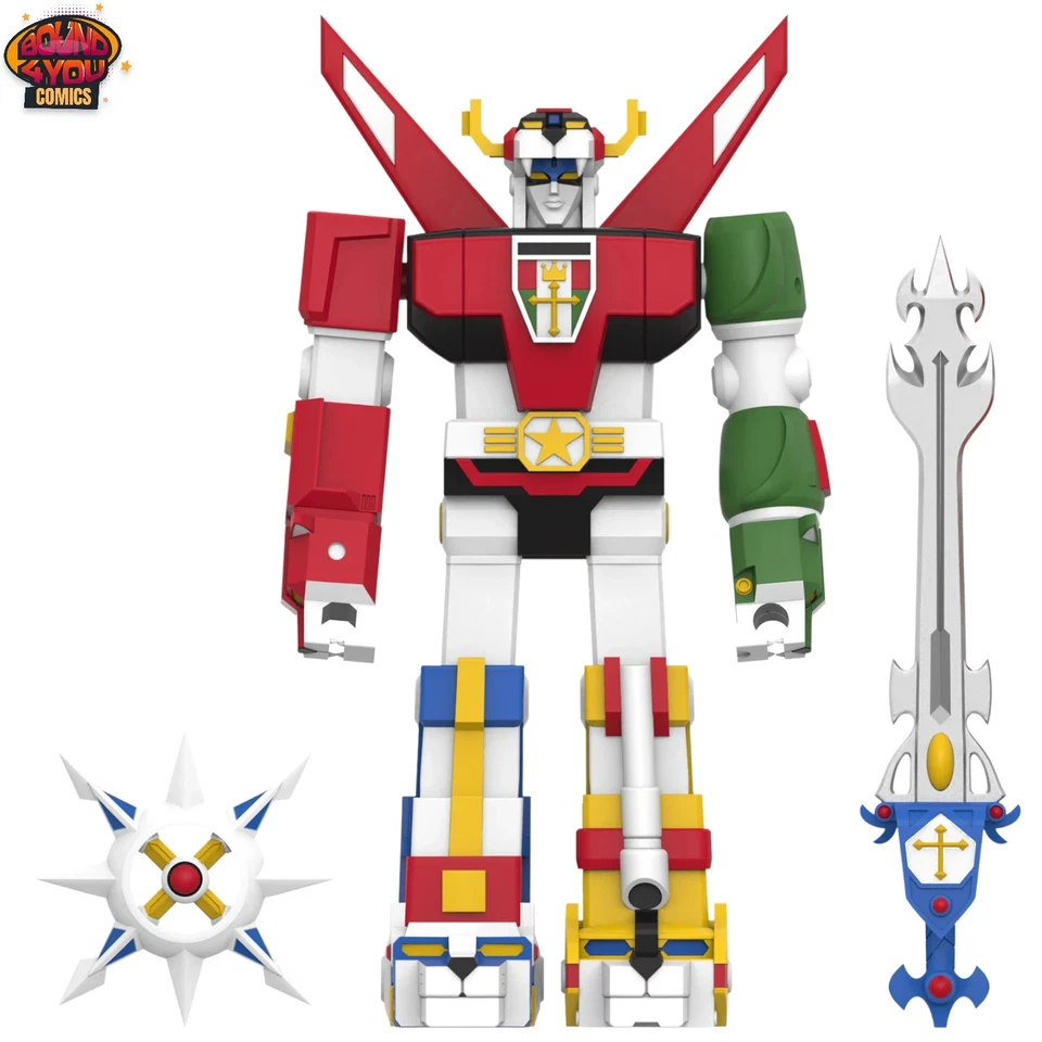 Figura de acción Super7 Voltron Super Cyborg a todo color 11" Foto 2 de 4