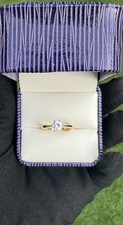 Image of Ladies 18ct yellow & white gold 0.50 Carat brilliant cut Diamond Engagement ring