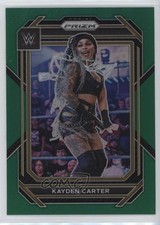 2023 Panini Prizm WWE Green Prizm Kayden Carter #118 1bg9