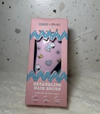 Peanuts Snoopy Valentines Heart & Floral Detangling Hair Brush By Celavi