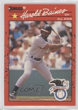 1990 Donruss Harold Baines (Recent Major League Performance on Back) HOF 0b5