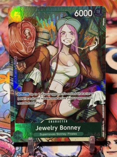 JEWELRY BONNEY - One Piece OP07-026 - AA Alt Art Super Rare SR - 500 Years